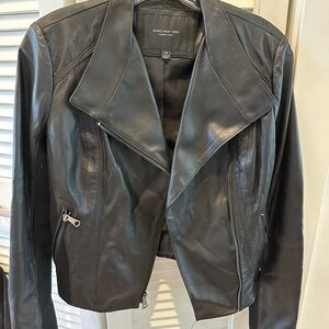 Marc New York Women's Black Leather Jacket